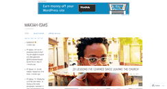 Desktop Screenshot of makiahisms.com